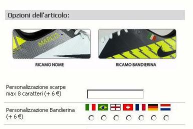 Scarpe sales calcio personalizzabili